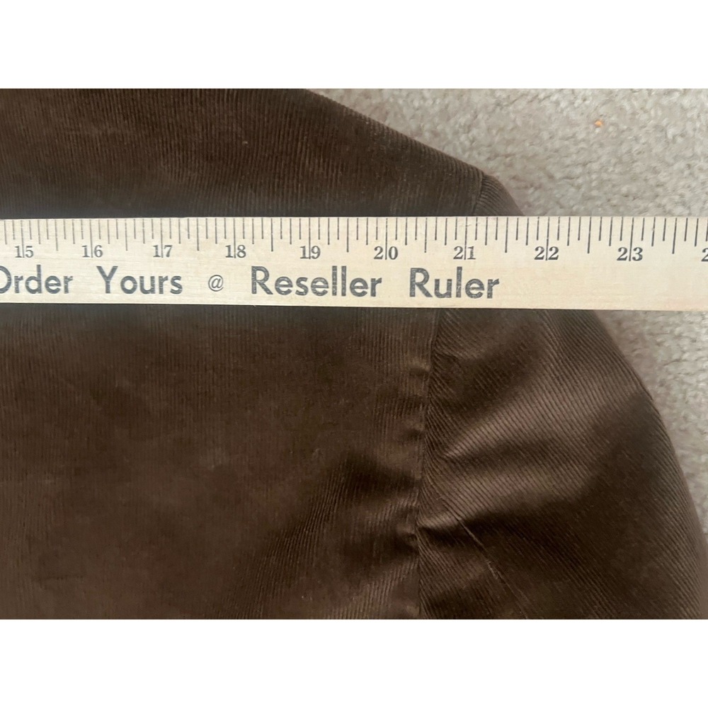 New Claiborne Chocolate Brown Corduroy Blazer Mens 50R Jacket‎ Sport Coat - Picture 3 of 9